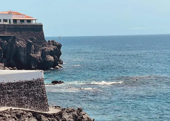 Puesta Del Sol En Playa Arena Apartmán